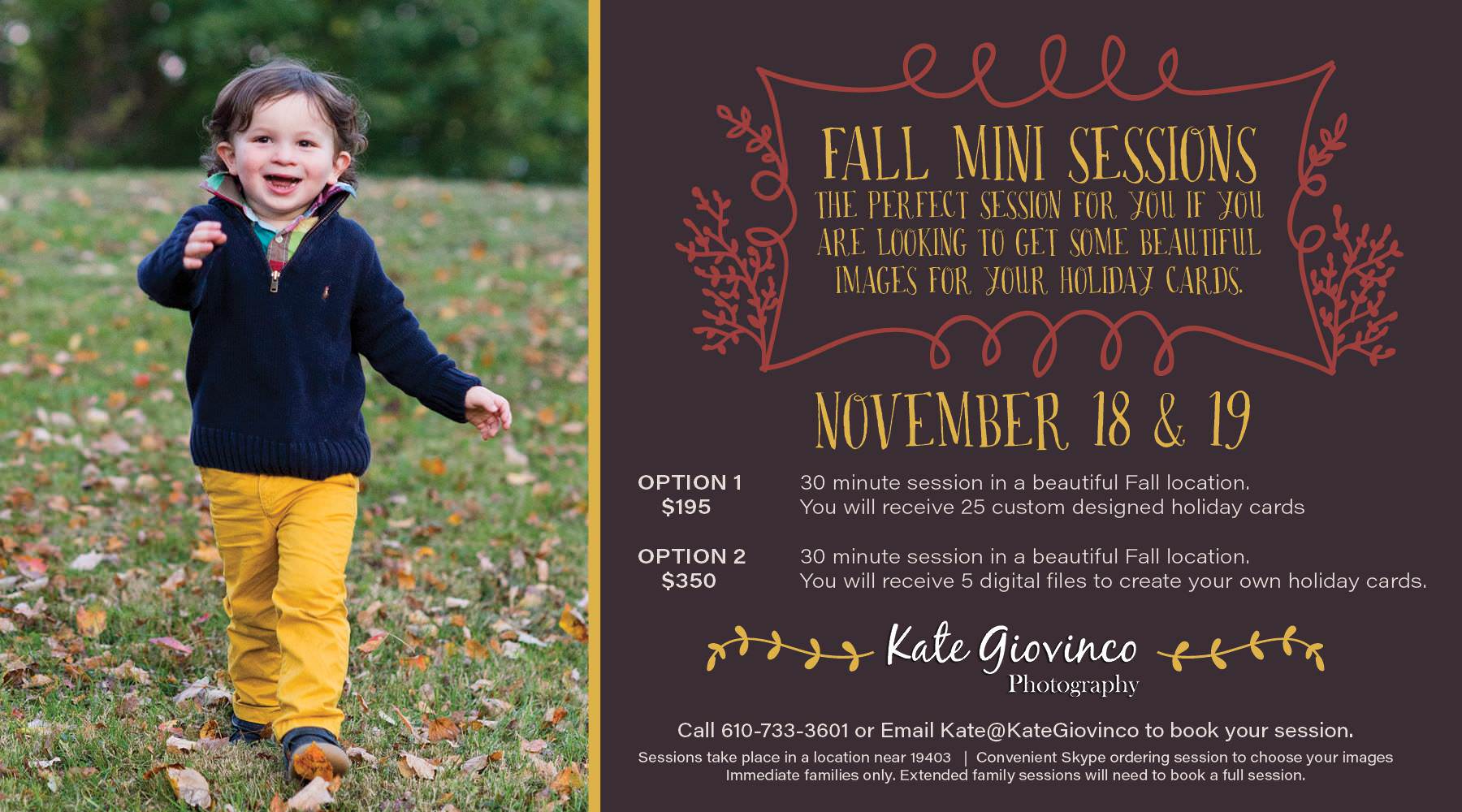 2017 Fall Mini Sessions